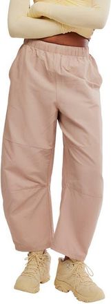 Free People FP Movement Game Day High Rise Barrel Leg Pants in Sandy at Nordstrom, Size X-Large
