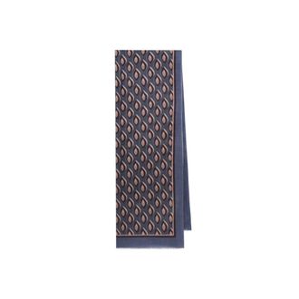 Maliparmi Maliparmi, Accessoires, Dames, Blauw, ONE Size, Wol, 70x 180 Collectie Prints Sjaal