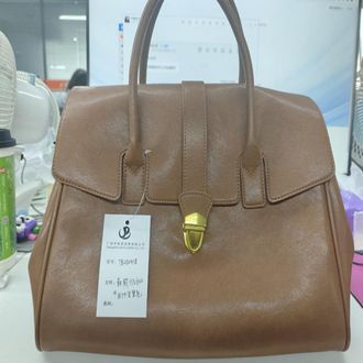 Generic Women PU Leather Handbag Solid Color Chic Hobo Bag Tablet Handbag (Light Brown)