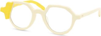 Masahiromaruyama Mm-0097 - unisex - Brillen - Beige - 46 MM - Accessoires