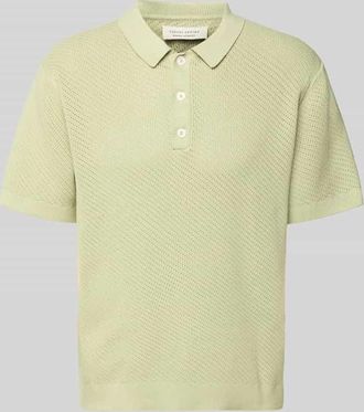 Casual Friday Casual Friday Regular Fit Poloshirt mit Label-Detail Modell ISAKSSON in Lind, Gr&ouml;&szlig;e XXL