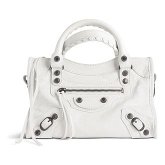 Balenciaga (WMNS) Balenciaga Le City Mini Bag Optic White 8063952ABEK9104
