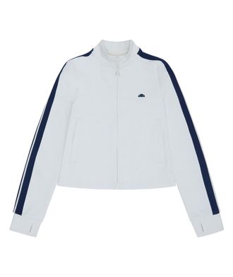 Ellesse Trainingsjacke ELLESSE, Damen, Gr. 34, sanftes wei&szlig;, Obermaterial: 92% Polyester, 8% Elasthan, Jacken Trainingsjacke, aus Polyester, mit Elasthan-Ante