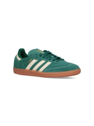 adidas Suede Low-Top Sneaker - Green