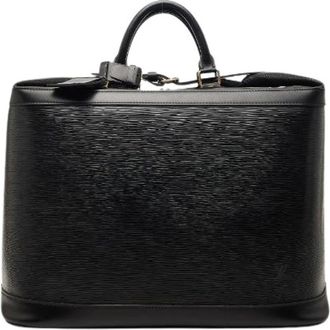 Louis Vuitton Pre-owned Handbags, unisex, Black, Size: ONE SIZE Pre-owned Cruiser Bag 45 Leather Travel Bag