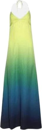 Casablanca Robe - Dames - Maxi kleedjes - Groen - M - Kleedjes