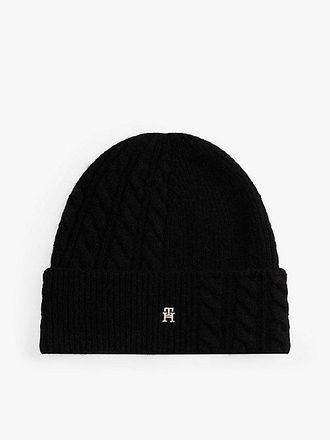 Tommy Hilfiger Chic Fluffy Beanie With Wool