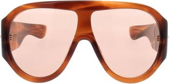 Bottega Veneta Zonnebril - unisex - Zonnebrillen - Bruin - ONE Size - Accessoires