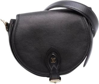 Louis Vuitton Pre-owned Cross Body Bags, female, Black, Size: ONE SIZE Pre-owned Vintage Leather Crossbody Bag