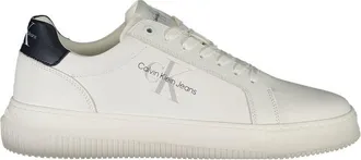 Calvin Klein Bianco Leather Men Mens Sneaker