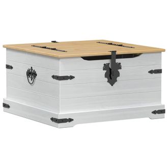 vidaXL Caja De Almacenamiento 78 X 78 X 45 Cm Madera De Pino Macizo Vidaxl