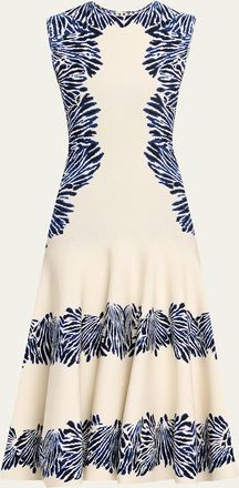 Ulla Johnson Iona Sleeveless Jacquard Knit Midi Dress