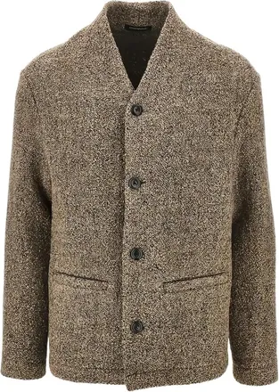 Emporio Armani Blazer O1025 - - Knitwear - Uomo - Beige - L