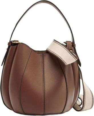 Generic Fashionable Bucket Bag, Designer Shoulder Handbags, Crossbody, Wallet With Removable Pocket(Light brown)