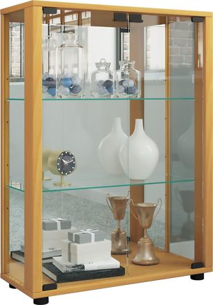 ebuy24 Escaparate Del Soporte De Cristal Espejo De Sintalo 80x60x25 - Vcm