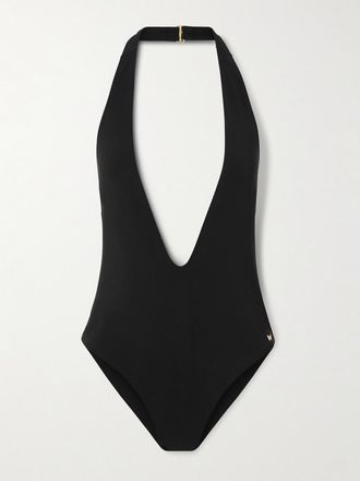 Kiki De Montparnasse Costume Da Bagno Con Scollo Allamericana Echauffe - Nero