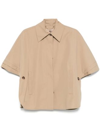 Max Mara Parole cape - Neutrals