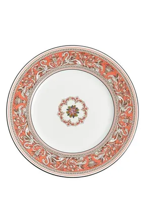 Wedgwood Florentine Bone China Dinner Plate in Salmon at Nordstrom