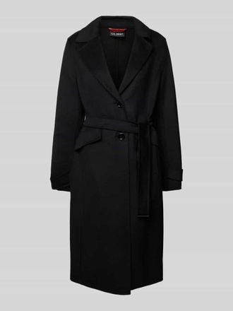 Gil Bret Mantel mit Reverskragen in Black, Gr&ouml;&szlig;e 46