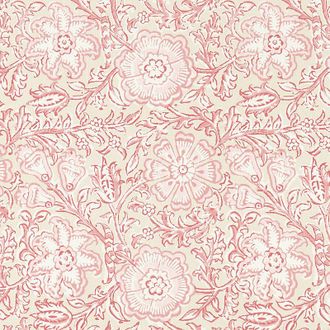 Ballard Designs Hailey Floral Raspberry Fabric by the Yard - Ballard Designs