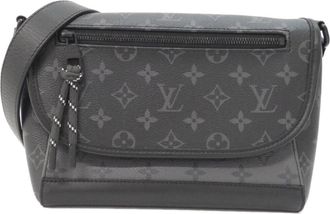 Louis Vuitton Monogram Eclipse Black Gris Monogram Eclipse Monogram Eclipse Shoulder Bag (Pre-Owned)