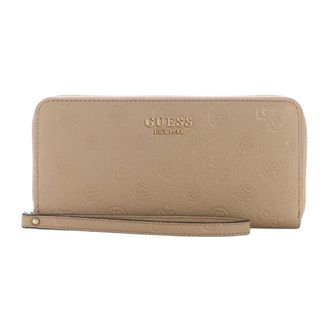 Guess Accessoires, Dames, Beige, ONE Size, Portemonnee met rits