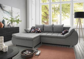 Inosign Ecksofa »Imolaa elegant, Breite 270cm, moderne Sitzsteppung, bequem, L-Form« auch mit Bettfunktion und Bettkasten