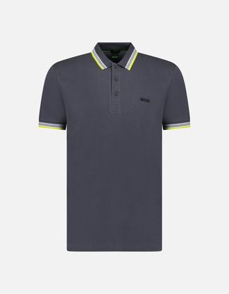 HUGO BOSS Mens Boss Paddy Polo Shirt Dark Grey - Size: 40
