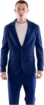 Paolo Pecora Hombre, Chaquetas, Azul, Talla: L