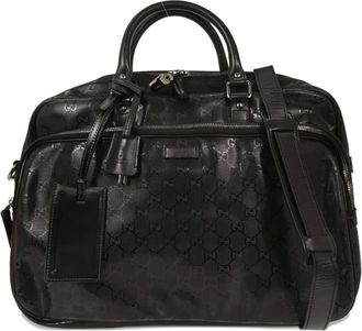 Gucci GG-pattern tote bag - Zwart