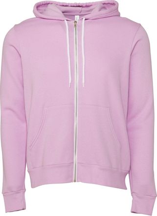 Bella + Canvas Canvas Unisex Zip-up Polycotton Fleece Hooded Sweatshirt / Hoodie