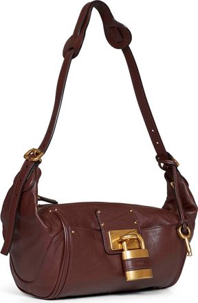 Chlo&eacute; Womens Crossbody Bag Paddington Brown Calf Leather Shoulder