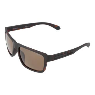Polaroid Mens Brown Plastic Sunglasses - One Size