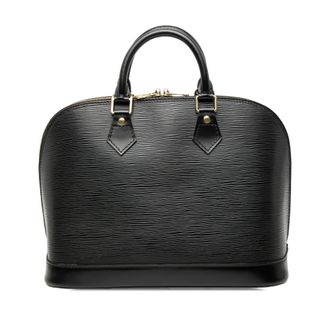 Louis Vuitton Black Epi Alma PM