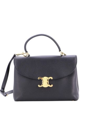 Celine Borsa a tracolla Nino media in pelle con manico - Nero