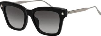 Alexander McQueen Zonnebrillen - Dames - Zonnebrillen - Zwart - 52 MM - Accessoires