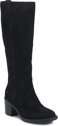 B&oslash;rn Harding Knee High Boot in Black Suede at Nordstrom, Size 9.5