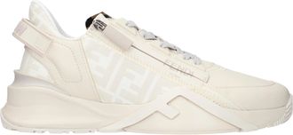 Fendi Sneakers Flow Hombre Piel Beige