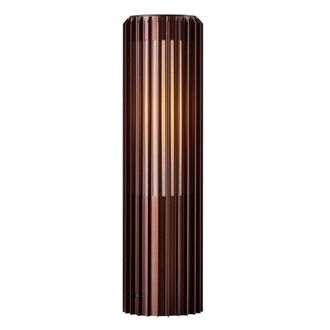 Nordlux Modern Outdoor Garden Post Brown Aluminium E27 Coastal/Marine Safe, IP44