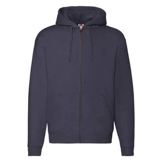 Fruit Of The Loom Fruit of the Loom Unisex Adult Premium Full Zip Hoodie (Deep Navy)