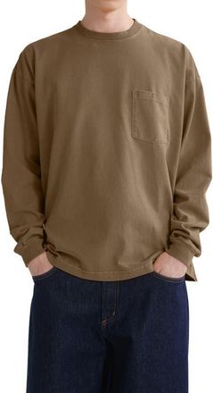 A Gold E Lucan Long Sleeve T-Shirt in Trail Md Khaki at Nordstrom, Size X-Large