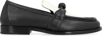 Bottega Veneta Astaire Loafer - Dames - Loafers - Zwart - 37 EU - Leer - Schoenen