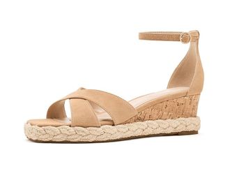 Pelle Moda Pippen Womens Wedge Shoes Burnt Sugar : 9.5 M, Suede