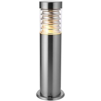 Loops Outdoor IP44 Bollard Light Marine Grade Steel Lamp Post Garden Driveway Patio in Metallics
