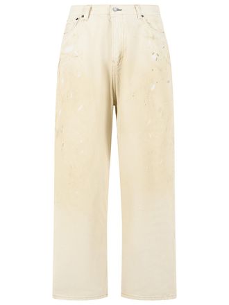 Acne Studios 2023 Ivory White Cotton Jeans