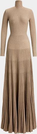 Ralph Lauren Collection Turtleneck Sweater Evening Dress