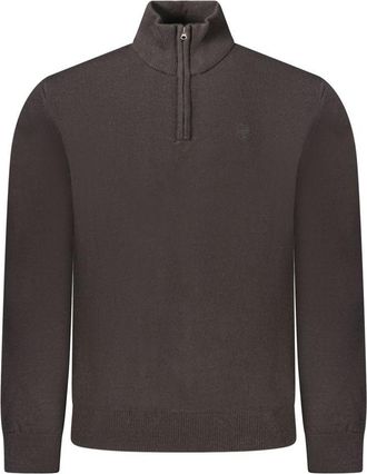 North Sails Black Acrylic Mens Mens Sweater