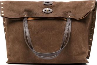 Zanellato A Spasso Medium Tote - Dames - Shoppers - Bruin - ONE Size - Leer - Tassen