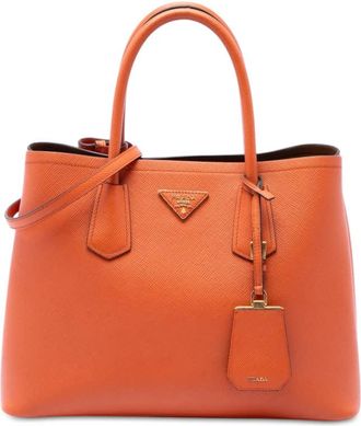 Prada Pre-owned Prada Medium Saffiano Cuir Double Handle Satchel Ladies WIAJVRV3SR1X9QPS