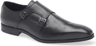 BOSS Theon Double Monk Loafer in Black at Nordstrom Rack, Size 7Us / 6Uk